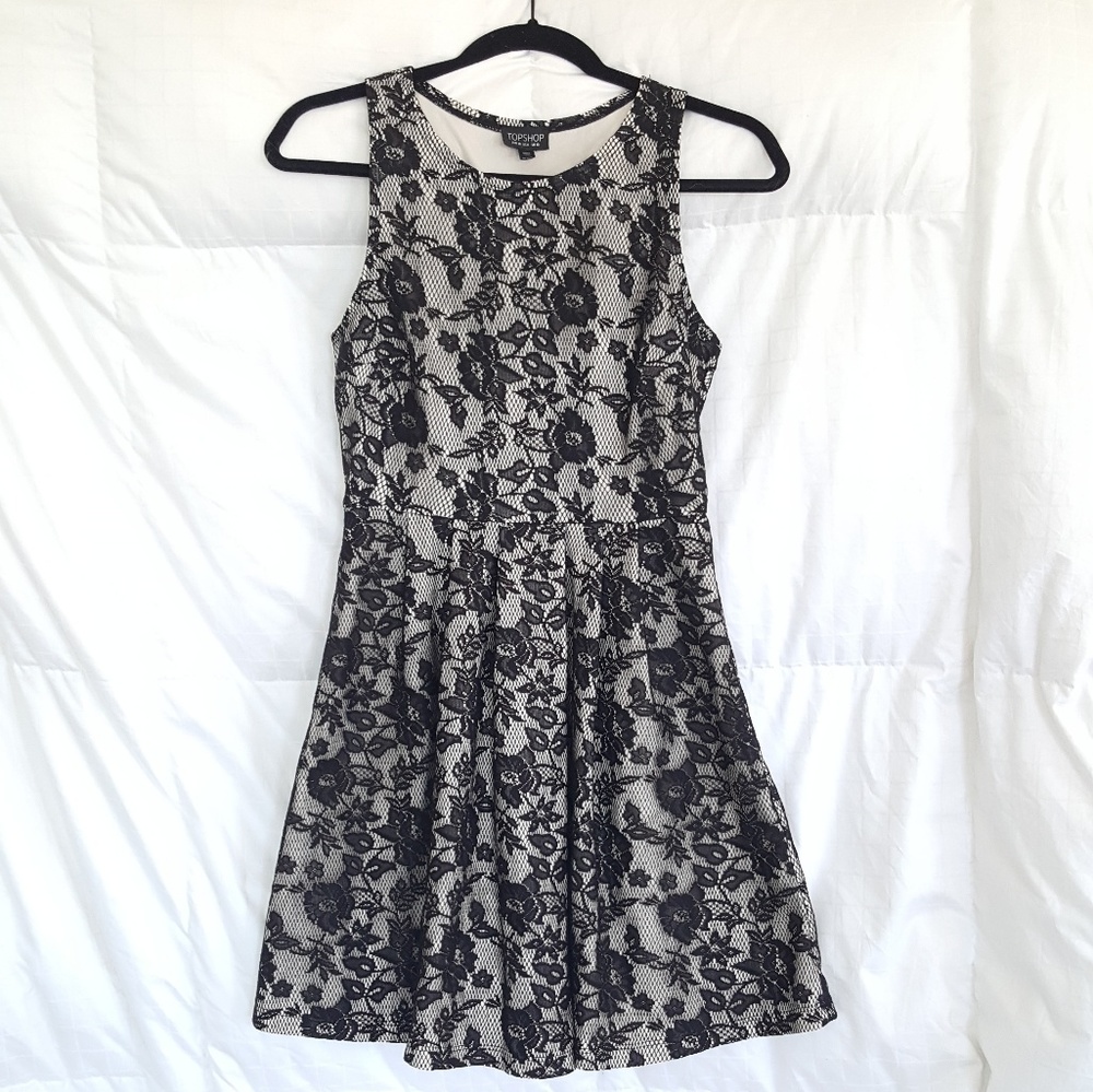 Top Shop lace Dress.  Size 6